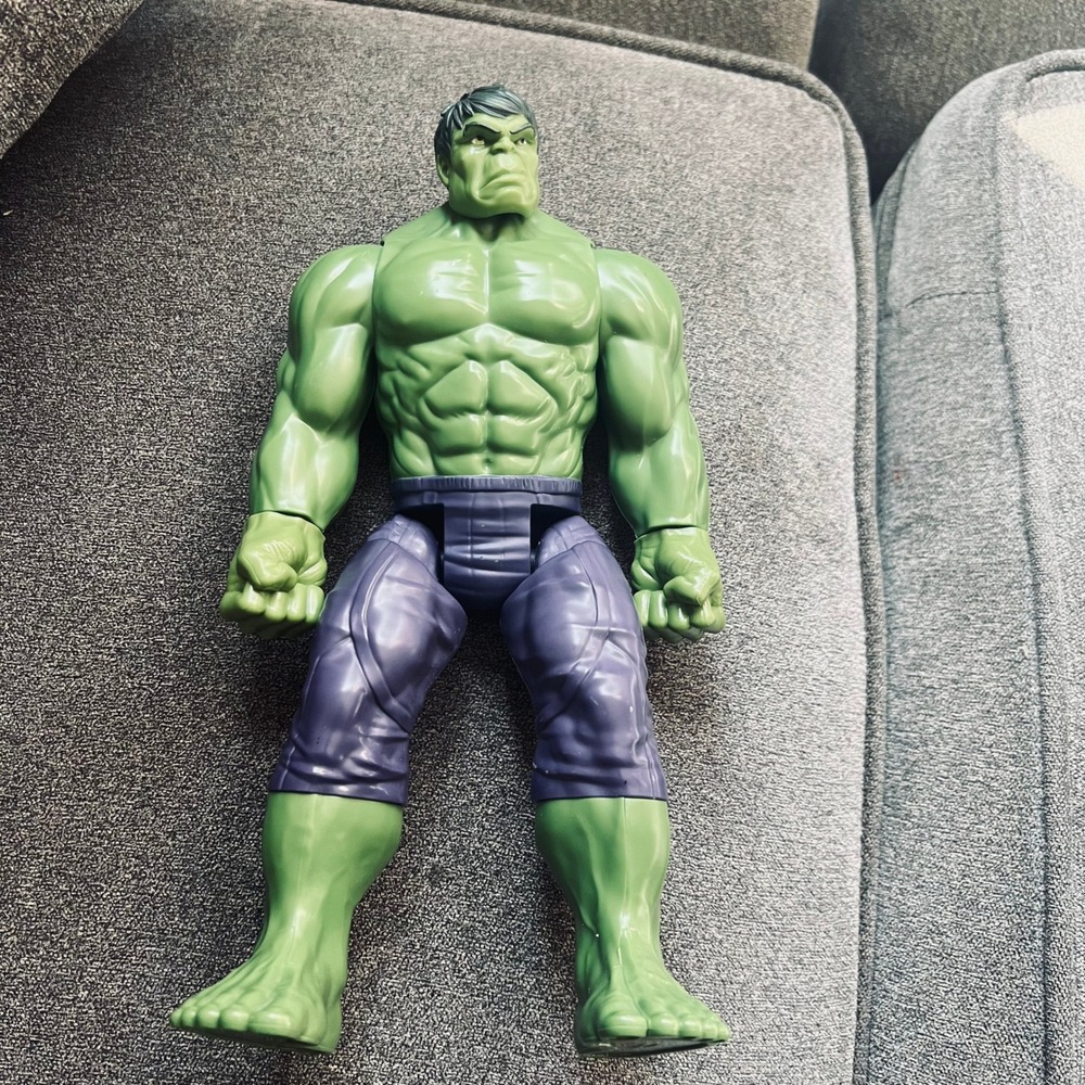 Marvel Hulk Action Figure Kids 12 Inch Green Purple Avengers Titan Hero Series